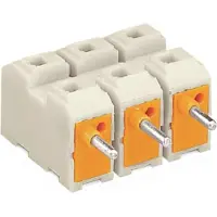 Wago 272-453/272-485 Netzanschlussklemme,ohne PE-Kontakt,ohne Drücker,weiß 272453272485 - 500 Stück