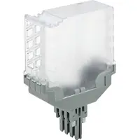 Wago 2042-341 Leerstecker,8-polig,Gehäusefarbe transparent 2042341 - 5 Stück