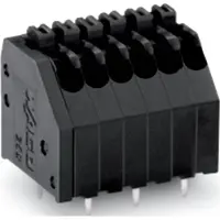 Wago 250-404/353-604 THR-Leiterplattenklemme,Drücker,0,5 mm2,schwarz 250404353604 - 100 Stück
