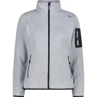 CMP Damen Jacke Fleecejacke Knit-Tech Meliert 3H14746-43US 48 - Alluminio-Antracite - 48
