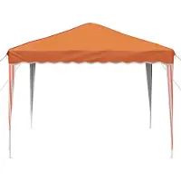 vidaXL Pop-up Partyzelt 288 x 288 x 245 cm Orange Oxford-Stoff