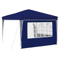 vidaXL Pop-up Partyzelt 288 x 288 x 245 cm Blau Oxford-Stoff