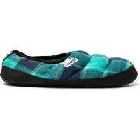 Nuvola . Hausschuhe Herren Damen rutschfester Sohle warm gepolstert bequem türkisblau 42/43 EU - UNCLSOT