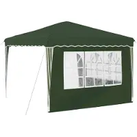 vidaXL Pop-up Partyzelt 288 x 288 x 245 cm Grün Oxford-Stoff