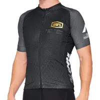 100% Exceeda Kurzarm-radtrikot Schwarz S Mann Schwarz S
