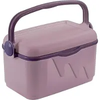 Curver Kühlbox mit Deckel und Bügelgriff S purple