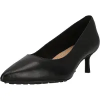 Clarks Schuhe Adela Court mit Komfort-Fußbett und vielseitig-elegantem Look 1216 Black Leather 37.5