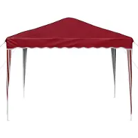 vidaXL Pop-up Partyzelt 288 x 288 x 245 cm Bordeauxrot Oxford-Stoff