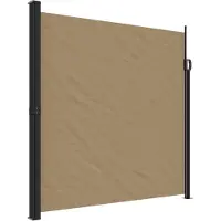 Syfax Seitenmarkise Ausziehbar Taupe 200x300 cm
