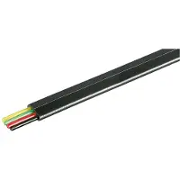 Microconnect Telefonflachkabel 4-adrig 100 m Rolle, AWG 30, Kupfermaterial