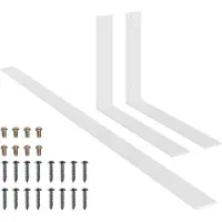 Syfax Rückenlehne für Palettensofa Weiß 110 cm Eisen