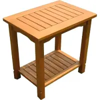 Markenlos Beistelltisch Außen - Wetterfest und Praktisch - Ideal für Garten und Terrasse