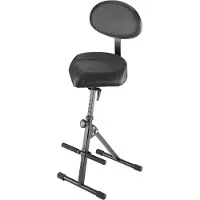 K&M 14050 Hocker mit Rückenlehne Kunstleder