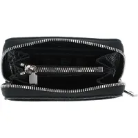 Lacoste Leder Geldbörse Zip Coin Wallet Sinople dunkelgrün