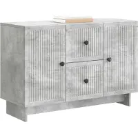 vidaXL Sideboard Betongrau 89 x 34,5 x 60 cm Holzwerkstoff