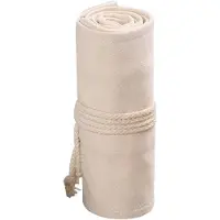OEM Canvas-Potlood-Etui 48-Fächern Organizer für Schilder Kunstler, Beige