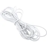 OEM Elastischer Gummischlauch 5mm 10mm weiß