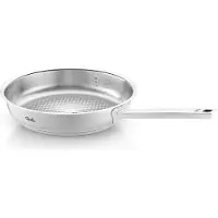 Fissler Bratpfanne "ORIGINAL-PROFI COLLECTION Edelstahl-Pfanne mit Novogrill" Edelstahl 18/10 1 Stk. tlg. mit breitem Schüttrand, Kaltmetallgriffen. Made in Germany