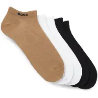 BOSS Sneakersocken "5P AS Uni CC" Packung, 5 Stk. tlg. mit Label