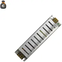 Alcapower Slim Schaltnetzteil 12V 60W 5A, flacher stabilisierter Transformator für LED-Streifen, Sicherheitssysteme und Hausautomation.