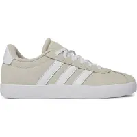 Adidas 1100000002199 SPORTSWEAR "VL COURT 3.0", Mädchen, Gr. 35, weiß (alumina, ftwr weiß, alumina), Leder, Synthetik, Schuhe 1100000002199, inspiriert vom Design des Handball Spezial