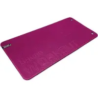 Tiguar Workout Matte lila mit Logo rutschfeste Fitnessmatte 100x50x1 cm, vielseitig, langlebig