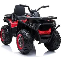 Leantoys Elektrisches Kinderquad XMX607 rot lackierte Spinne