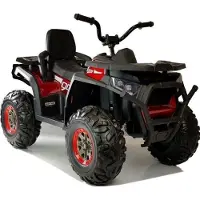 Lean cars Elektrisches Quad XMX607 rot lackiert