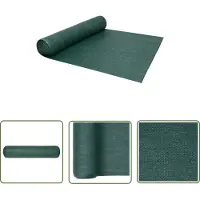 The Living Store Zaunblende Grün 2x10 m HDPE 150 g/m²