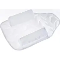 Unyqoos 2‑teiliges Baby‑Seitenschläferkissen (0–6 Monate) – Keil/Rollkissen für Babybett & Kinderwagen, abnehmbarer waschbarer Bezug, PU‑Schaum, atmungsaktiv