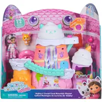 Spin Master Gabby's Dollhouse DREAMWORKS : DER FILM - Zuckerguss-Gebirge Spielset, 12-teiliges Spielset mit Gabby Figur, Leopold & Puppenhaus-Zubehör, Aktion/Abenteuer, 3 Jahr(e), Mehrfarbig
