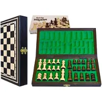 Magiera Holz Schach klassische Strategie-Spiel + CASE