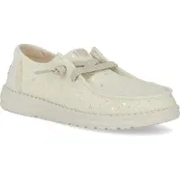 HeyDude Hey Dude Damen Wendy Sequin Lace Freizeitschuh Ivory 42