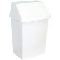 Curver 15L Click-IT Abfalleimer Weiß