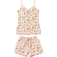 Gisela Fruit Print Frida Collection Ärmelloser Pyjama