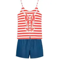 Gisela Lobster Print In&out Ärmelloser Pyjama