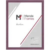 MendeFrames Holzrahmen Museumsglas 13x18 cm violett H300
