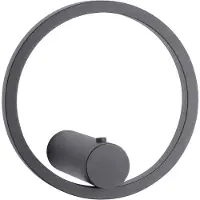 JUST LIGHT . LED-Akku-Wandleuchte Archie, schwarz, 3.000 K