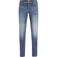 Jack & Jones Slim-fit-Jeans "JJIGLENN – Jeans mit Stretch, niedriger Leibhöhe und Taschen" Baumwollmischung, slim fit