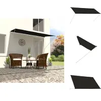 vidaXL Einziehbare Markise 250×150 cm Anthrazit - Markisen
