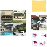 vidaXL Sonnensegel 160 g/m² Beige 2,5x3 m HDPE - Sonnenschirme & Sonnenschutze
