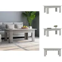 vidaXL Couchtisch Betongrau 100x60x42 cm Holzwerkstoff - Couchtische