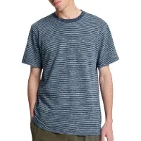 Quiksilver - Lopaz Striped S/S Pocket - T-Shirt Gr XXL grau/blau