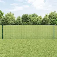 Syfax Zaun mit Pfosten Grün