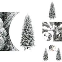 vidaXL Künstlicher Weihnachtsbaum Beschneit 150 cm PVC&PE - Weihnachtsbäume