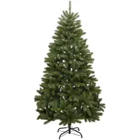 Syfax Künstlicher Weihnachtsbaum Klappbar mit Ständer Grün 300 cm