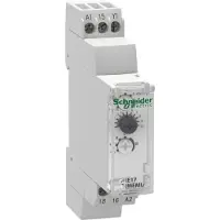 Schneider Electric Electric RE17RMEMU Zeitrelais 8 Funktionen, 0,1 s-10 h, Relais 1 W, 24 VDC/24-240VAC