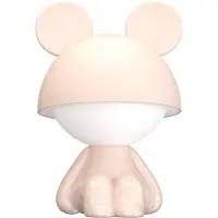 Luxus Europe - Nachtlampe Kinderzimmer Mouse Rosa - Draadloos LED Nachtlampje Kinderen - USB-C Oplaadbaar