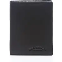 Bag Street Große schwarze Herrenbrieftasche aus Leder C70