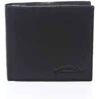 Bag Street Große schwarze Herrenbrieftasche aus Leder C65